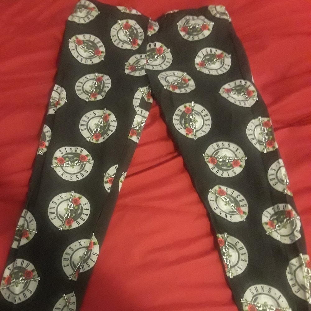 Guns n roses punk rock leggings nwot